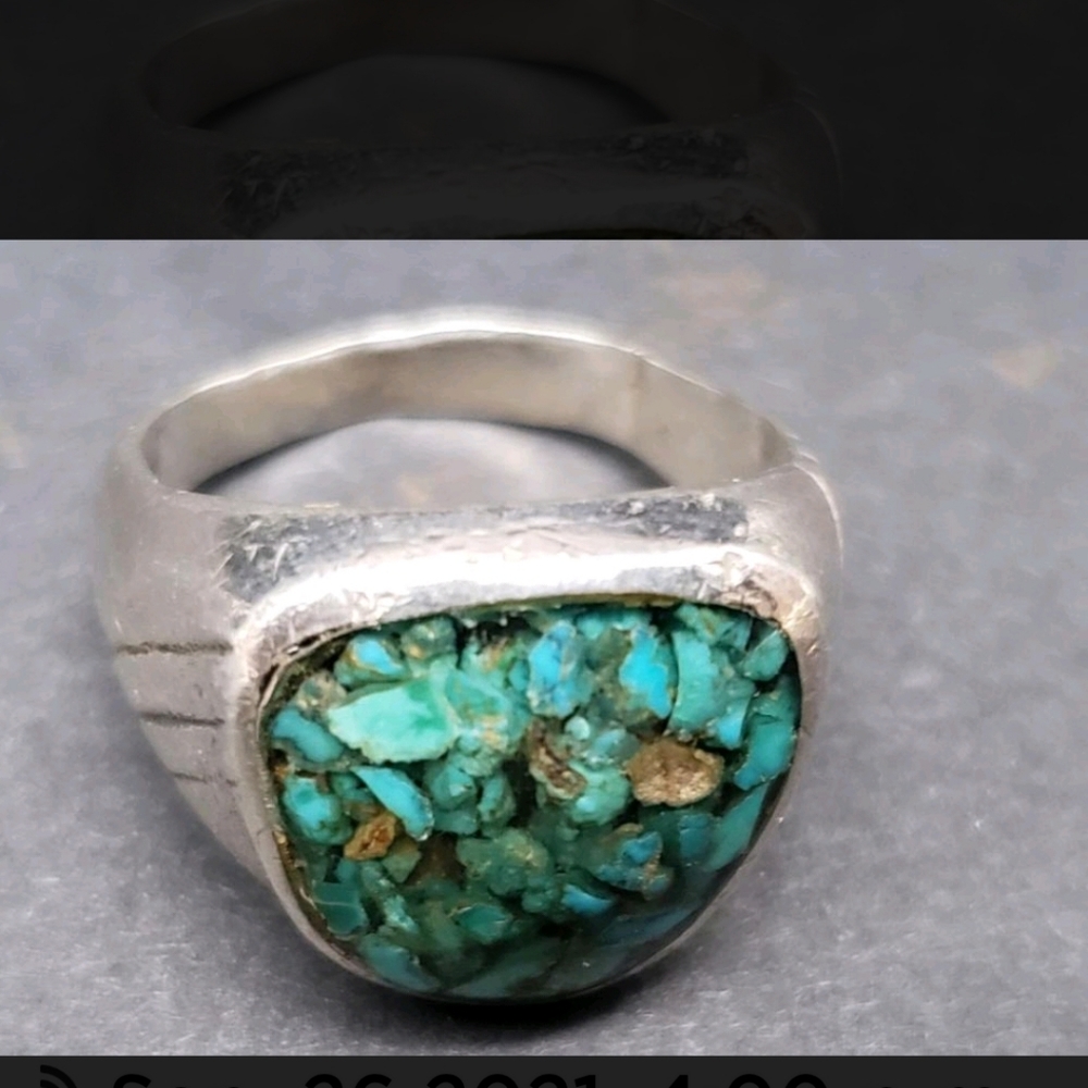 Sterling Silver and Turquoise Ring